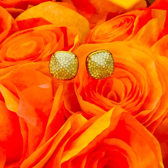 Kate Spade almost new crystal stud earrings